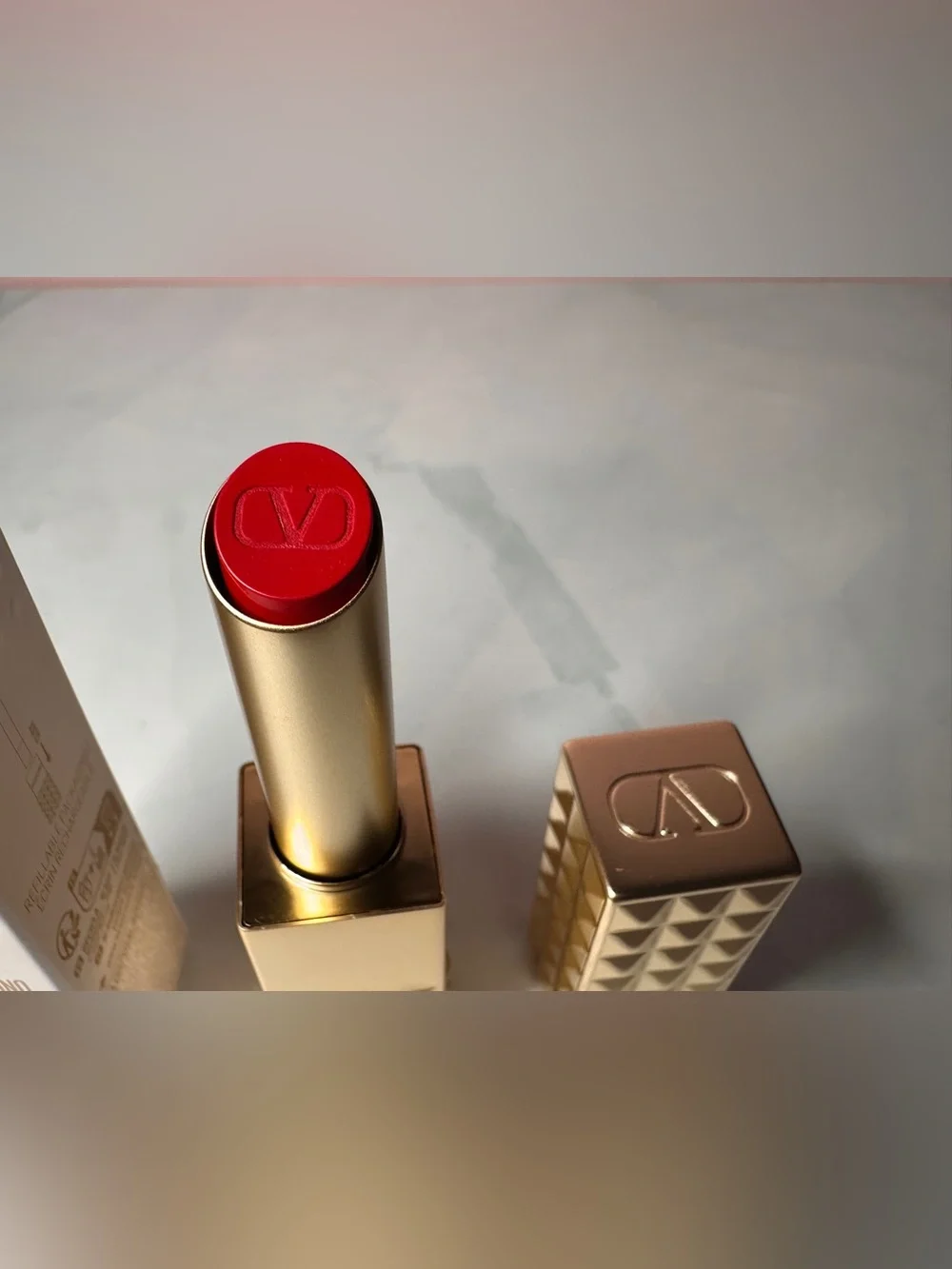 Valentino lipstick in shade RED FIESTA